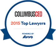 Logo Recognizing Monast Law Office's affiliation with Columbus Top Lawyers 2015