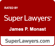 Logo Recognizing Monast Law Office's affiliation with Superlawyers