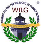 Logo Recognizing Monast Law Office's affiliation with WILG Rights for Injured Workers
